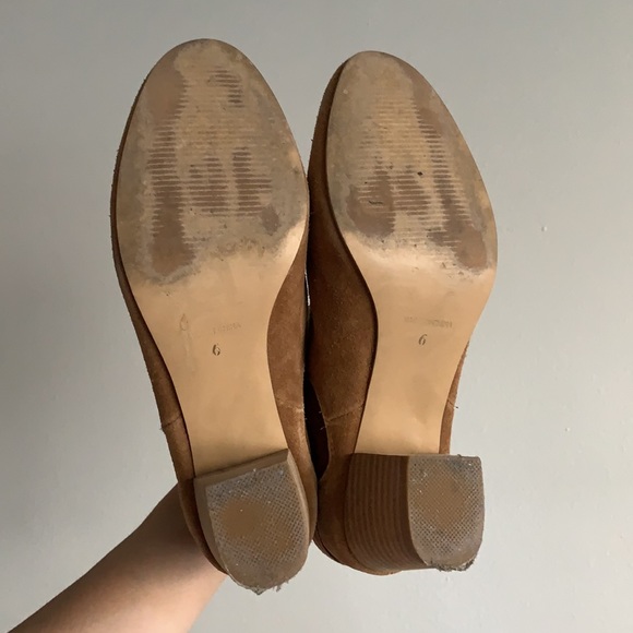 ASOS Suede Almond Toe Ankle Boots - Picture 7 of 8